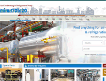 Tablet Screenshot of indianrefrigerationmart.com